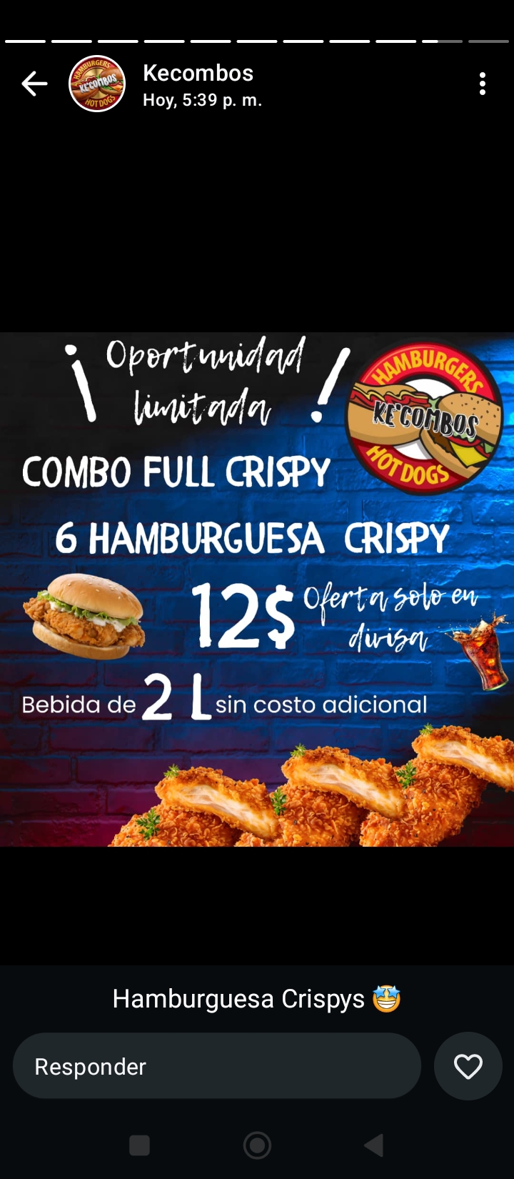 Combo full Crispy
