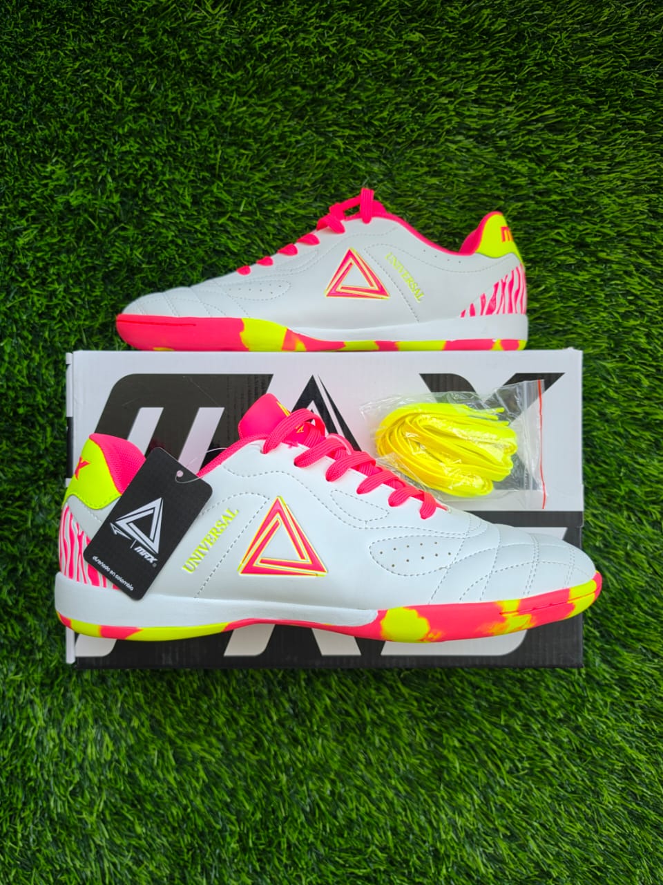 MAX Universal (Blanco/Fucsia/Amarillo Neón)
